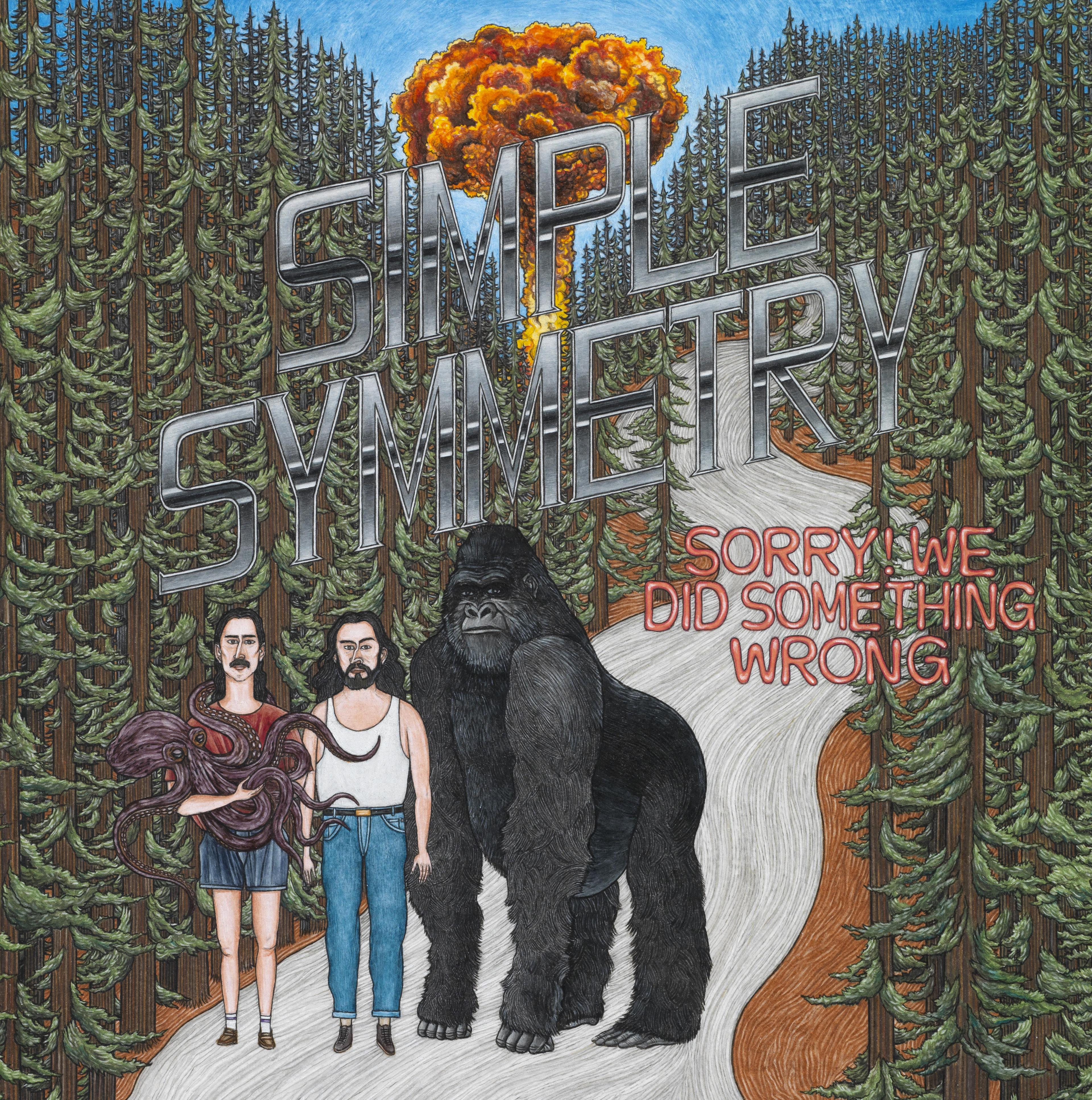 The artwork for the album Sorry! We Did Something Wrong by Simple Symmetry