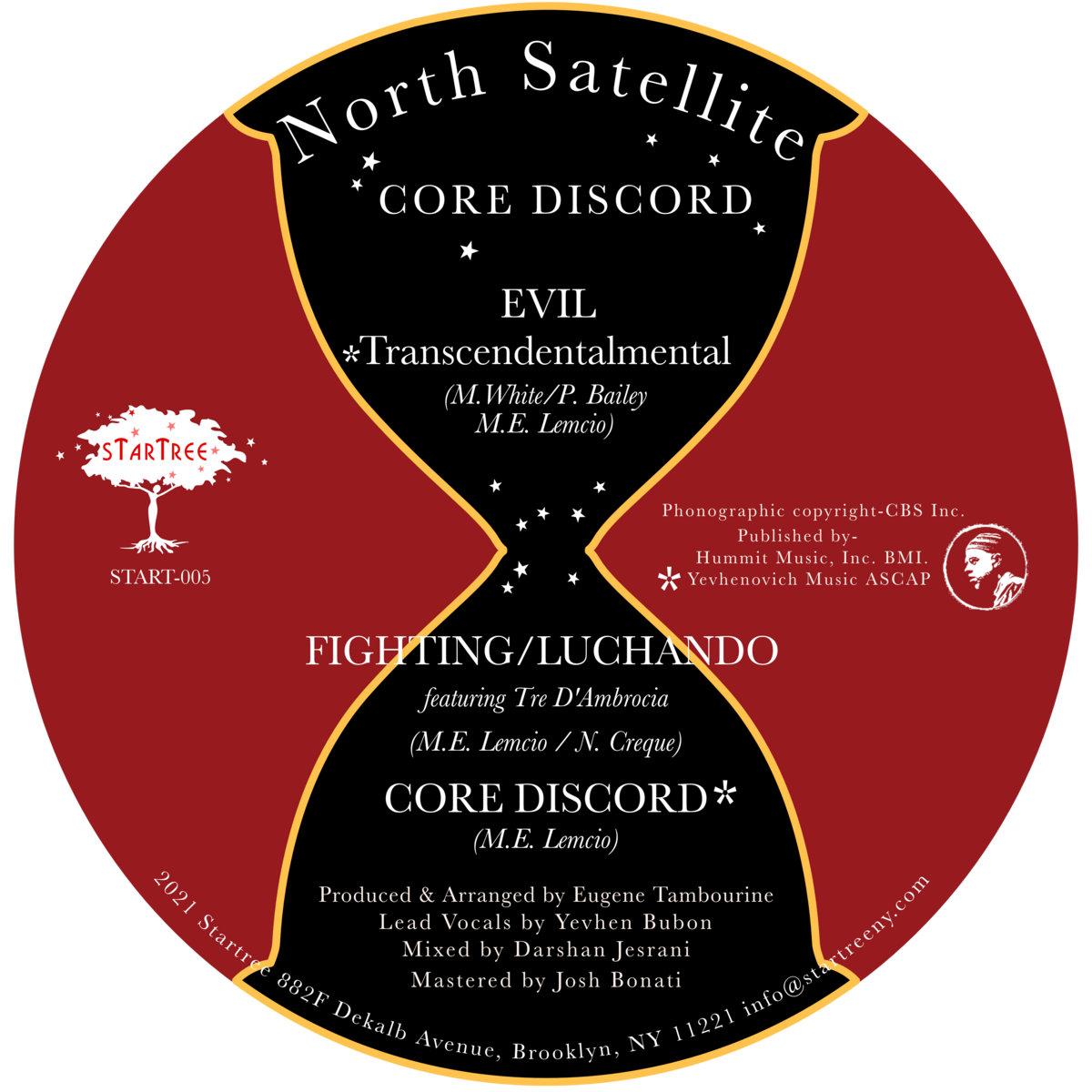 The artwork for the EP Core Discord by North Satellite