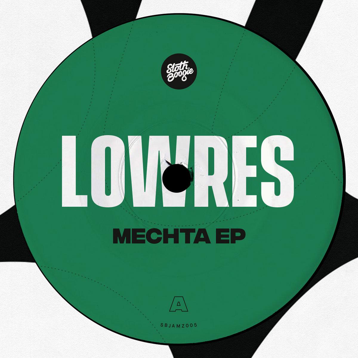 The artwork for the EP Mechta by Lowres