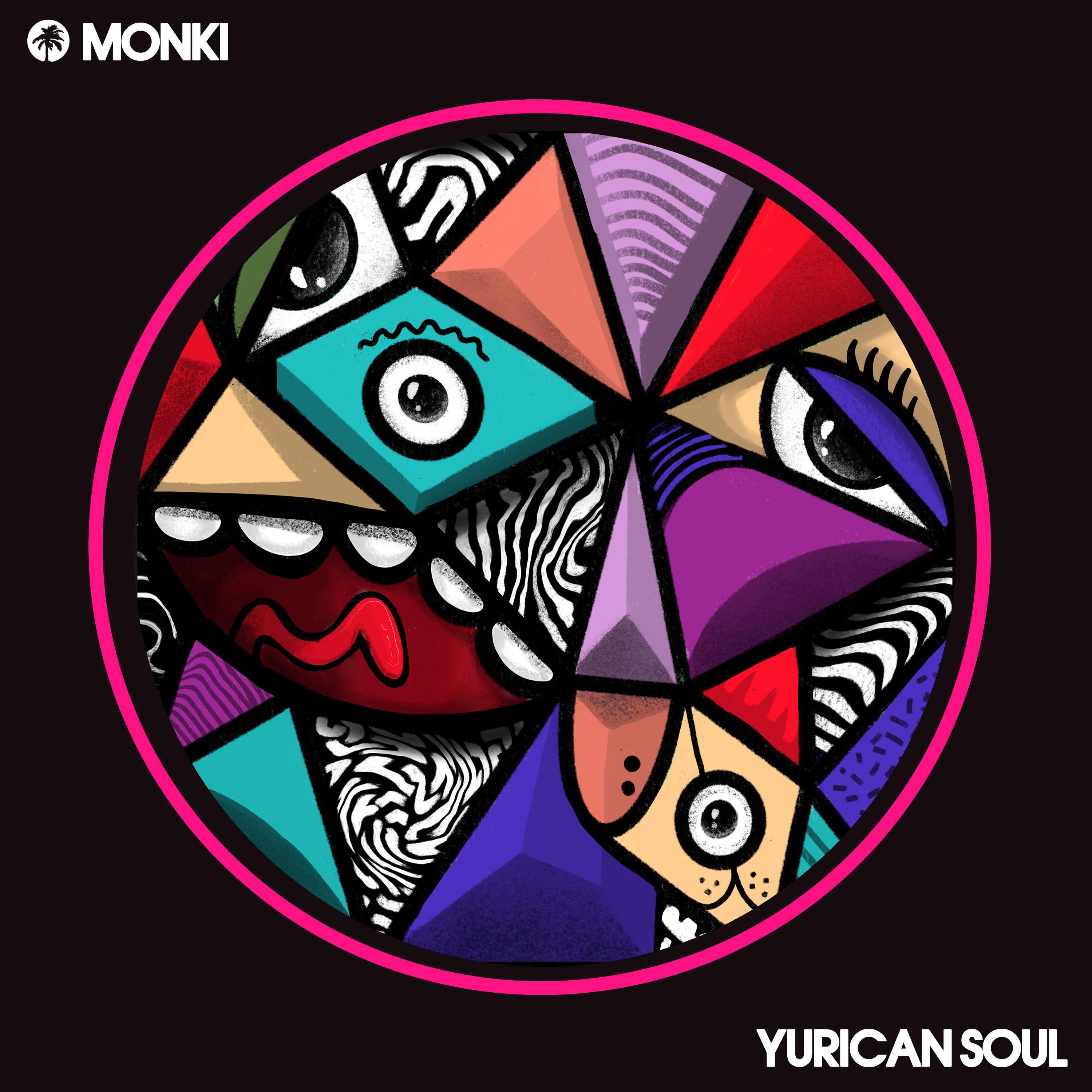 The artwork for the EP Yurican Soul by Monki