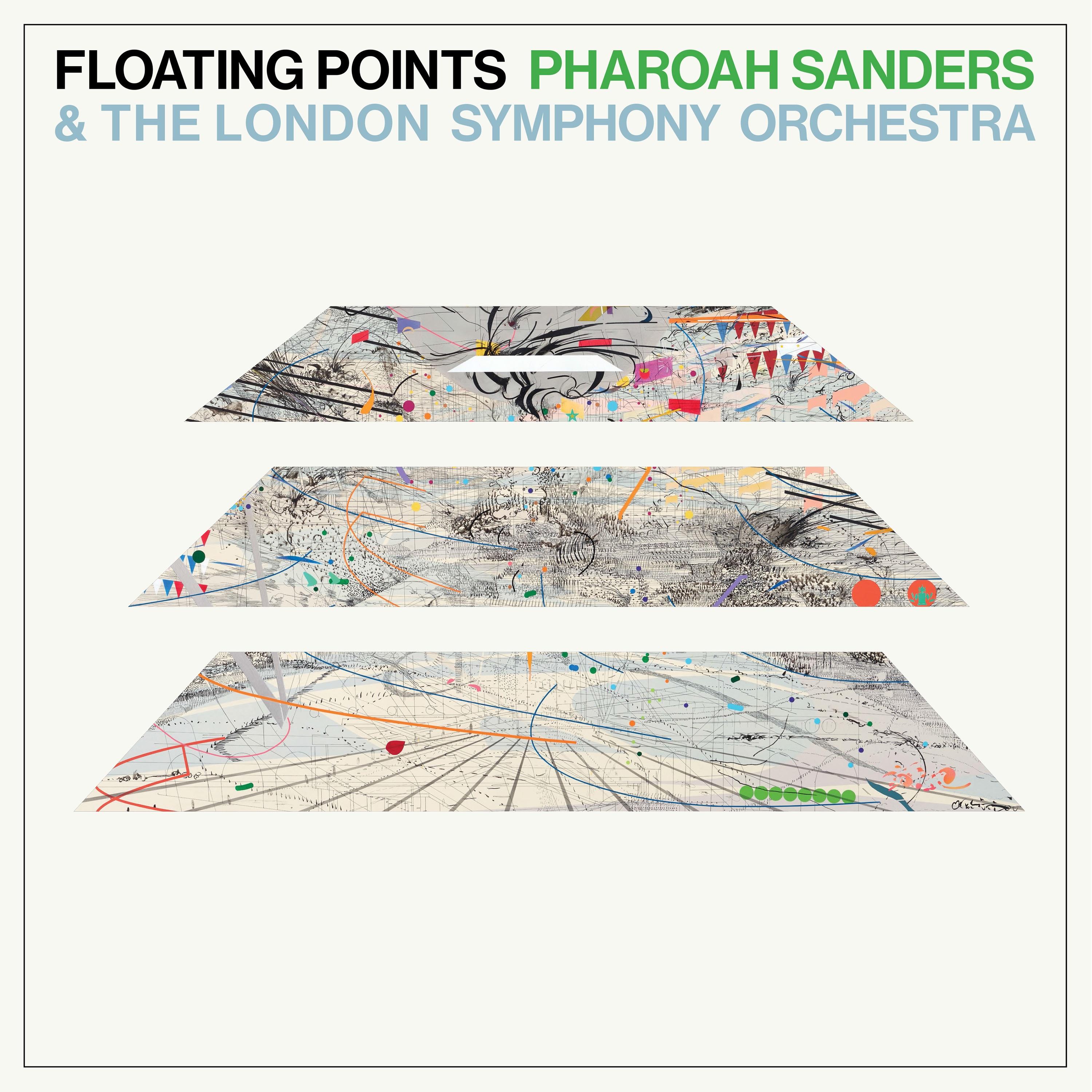 The artwork for the album Promises by Floating Points, Pharoah Sanders & The London Symphony Orchestra