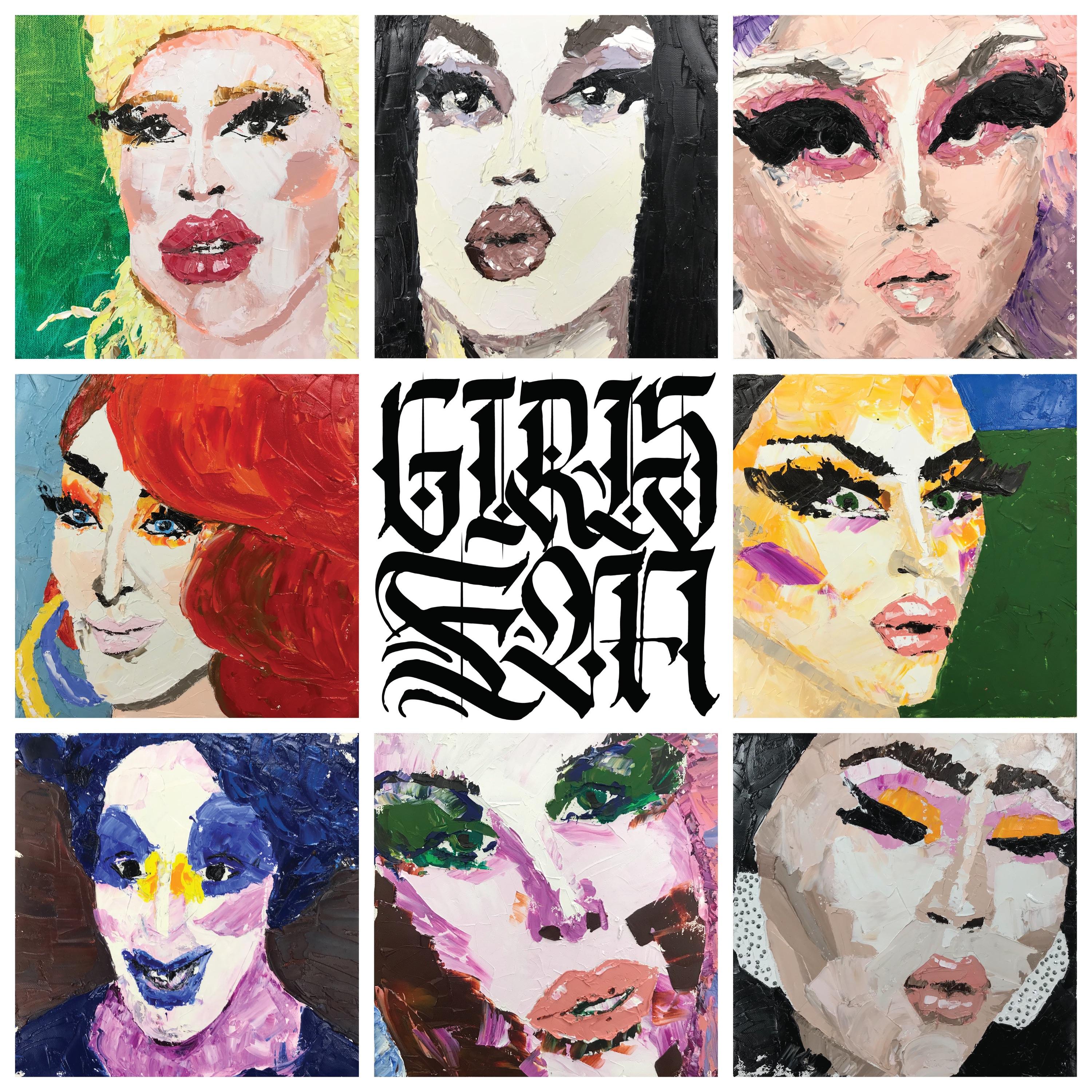The artwork for the album Girls FM by Girls of the Internet