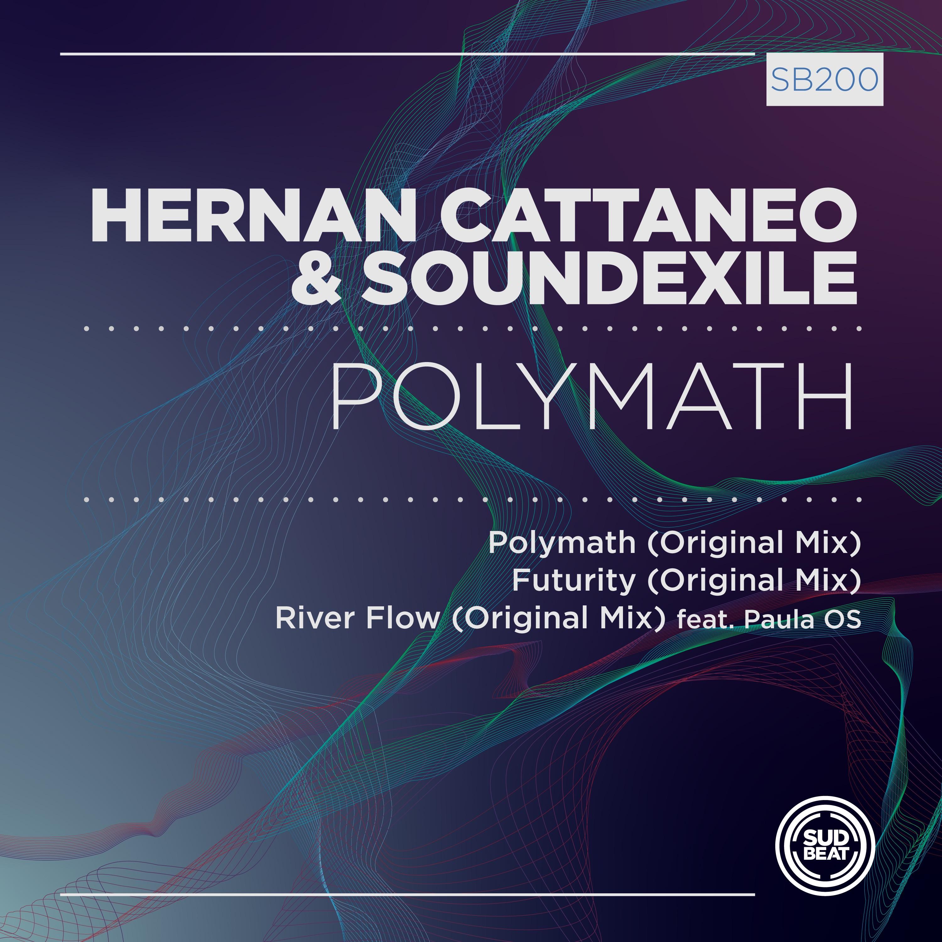 The artwork for the single Polymath by Hernán Cattáneo & Soundexile