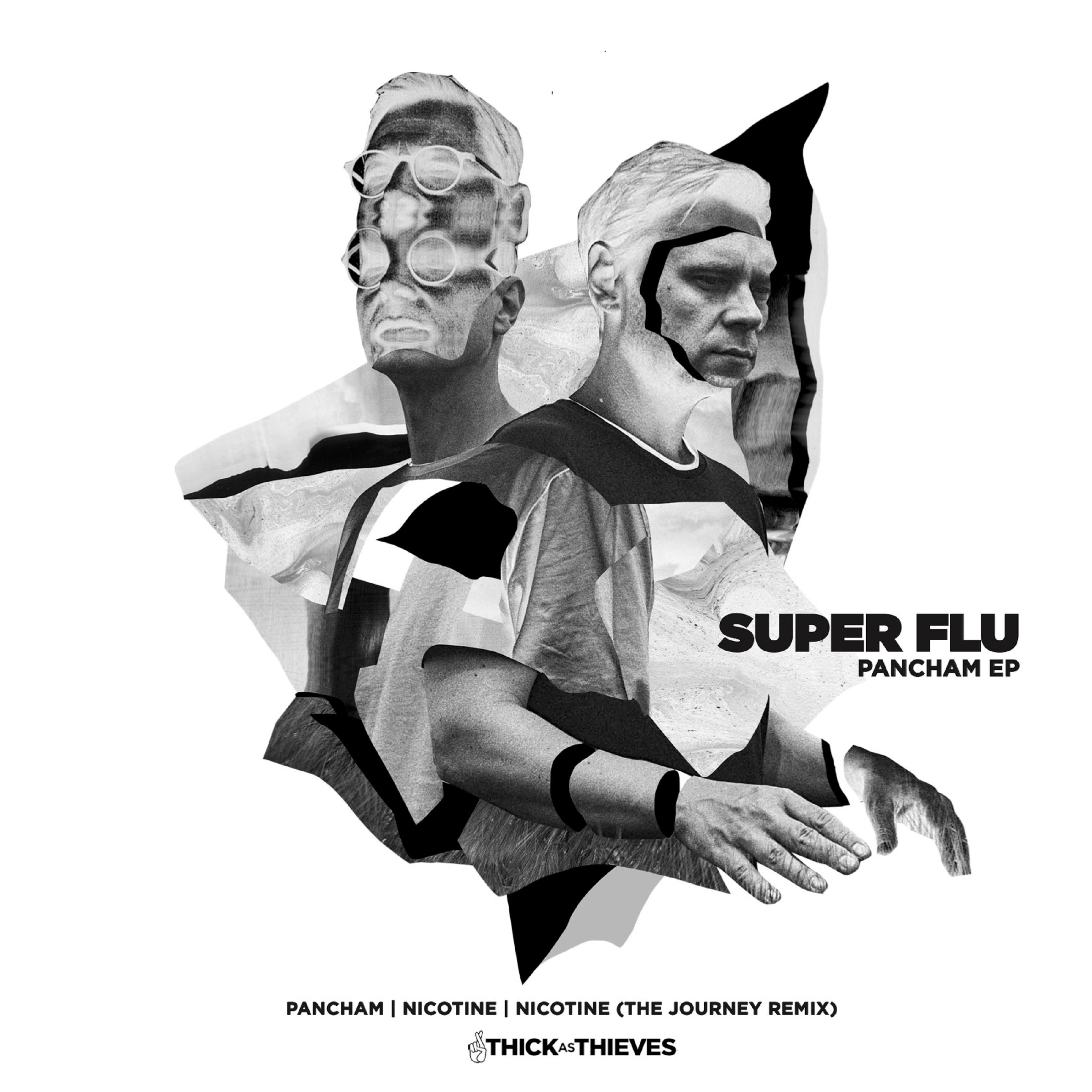 The artwork for the EP Pancham by Super Flu