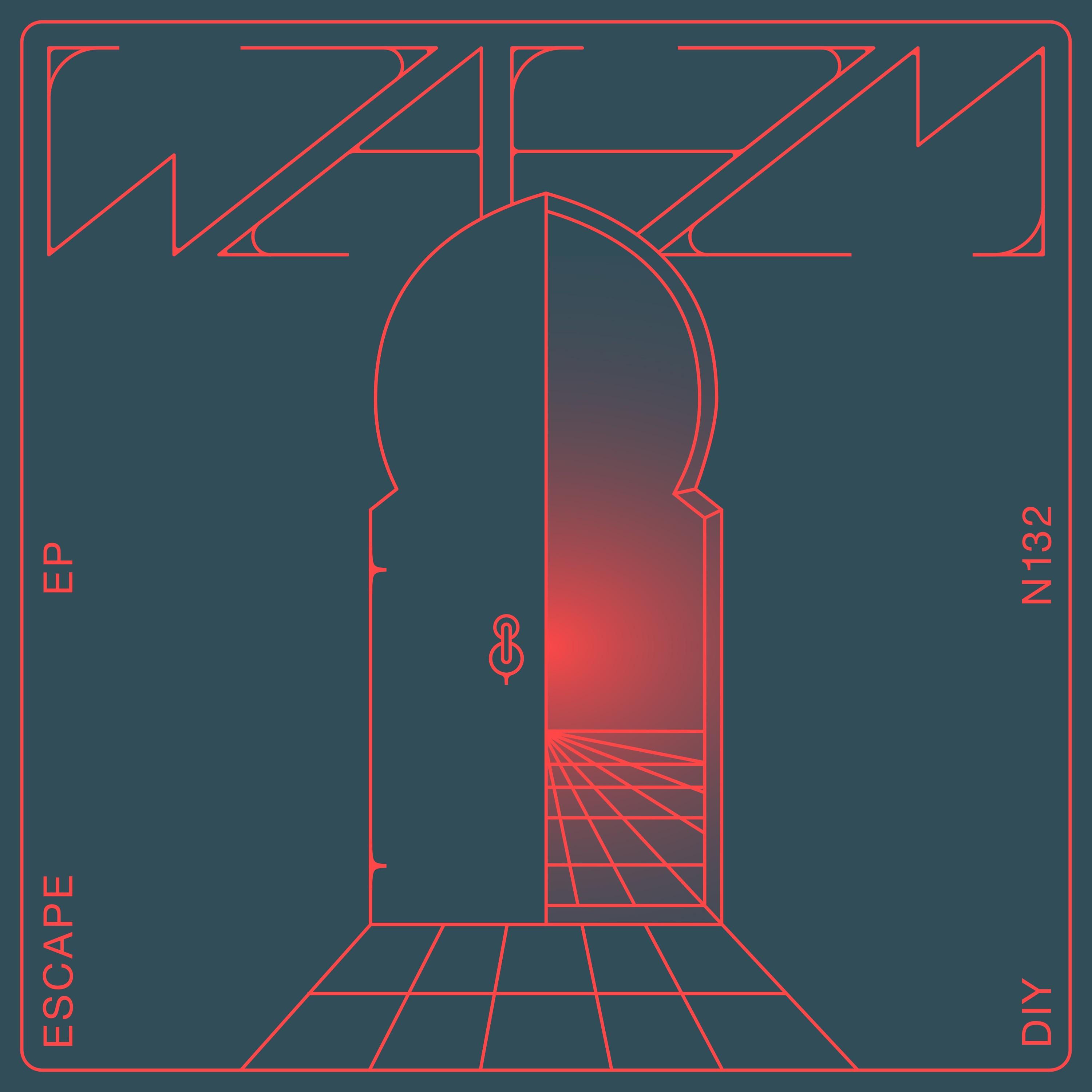 The artwork for the EP Escape by WAHM