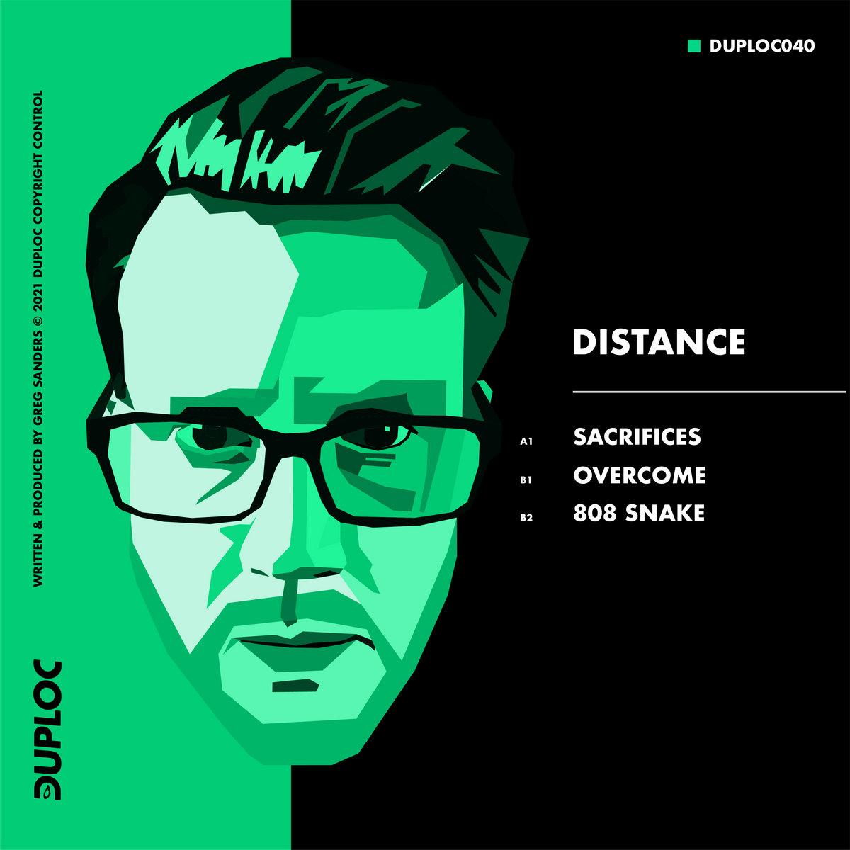 The artwork for the EP Sacrifices by Distance