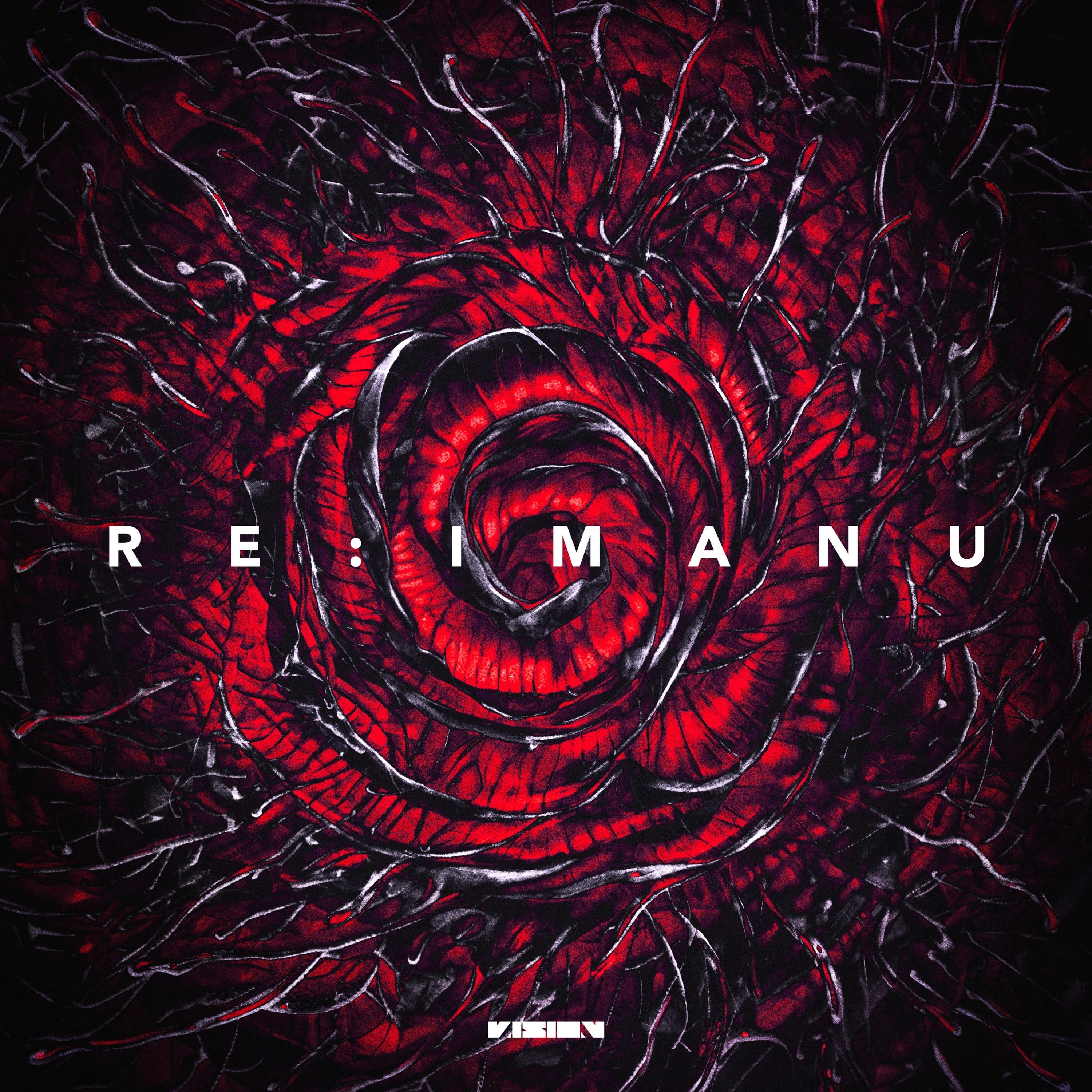 The artwork for the EP Re: IMANU by IMANU