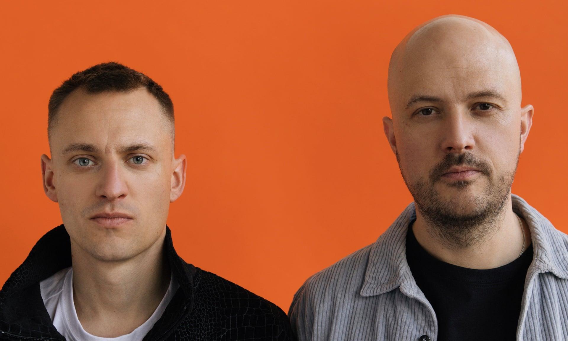 A portrait of the Overmono duo, Ed and Tom Russell